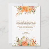 ハローベビー!フローラエレガントベビーシャワー招待状 招待状 (裏面)