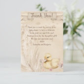 ハローベビー!ボホベイビーシャワーフラットサンキューカード サンキューカード (スタンド正面)