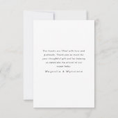 ハローベビー | モダン Arch 3写真誕生 案内状 (裏面)