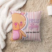 ハローベビー |枕カスタム枕 クッション (ブランケット)