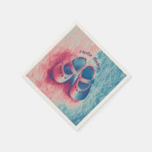 ハローベビー- 魅力的 スタンダードカクテルナプキン (角)