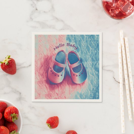 ハローベビー- 魅力的 スタンダードカクテルナプキン (インサイチュ)