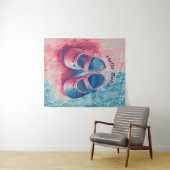 ハローベビー- 魅力的 タペストリー (インサイチュ(横))