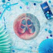 ハローベビー- 魅力的 ペーパープレート (パーティー)