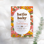 ハローベビー | Groovyレトロ花Boho Baby Shower 招待状<br><div class="desc">レトロベビーシャワー招待状は中世紀のモダンアーチ、花火力のパターン、溝型を特徴とする。このカードの前面には、中央に白い楕円形のオーバーレイを持つフローラルパターンの背景が付いている。ブラウン、イエロー、オレンジ、クリーム、グリーンの暖かいヴィンテージ色のパレットは70sの与えtouchです実在。花デイジー柄は、70年代のヒッピースタイルにマッチする色とはっきりした強い輪郭を持つ手描きの漫画スタイル柄である。楕円形のフレームの内側には、シックでイベントレイアウトの中にシンプルの情報がある。この文字は、groovyタイポグラフィの「helloベビー」で始まり、オレンジ色の書スクリプトの手書きフォントに親の名前が入りますカジュアル。レトロインスパイアの形状や模様がモダンねじれる！カップルのシャワーに2つの名前を表示することを選択したが、あなたの好みに応じてこれを変更することができる。「このカスタムテンプレートをパーソナライズすクリックる」とボックスの文字を変更して、これらのカードに語句を追加する。より高度なカスタマイズを行う場合はクリックカスタマイズにスクロールし、Zazzleのデザインツールにアクセスして、フォントの編集、サイズの変更、配置の調整、これらの招待状への追加情報や画像の追加を行う！春の赤ん坊シャワーや夏の赤ん坊シャワーに最適。ご注文の際にカードが画面に表示されているとおりに印刷されるので、既存の注文を変更することはできないので、間違いがないかどうかを確認して下さい。このページのコレクションのリンクを表示して一致するひな形を探すか、ストアを参照して他のベビーシャワー招待状を探す！ご感じ質問があれば遠慮なく言ってくれ。</div>