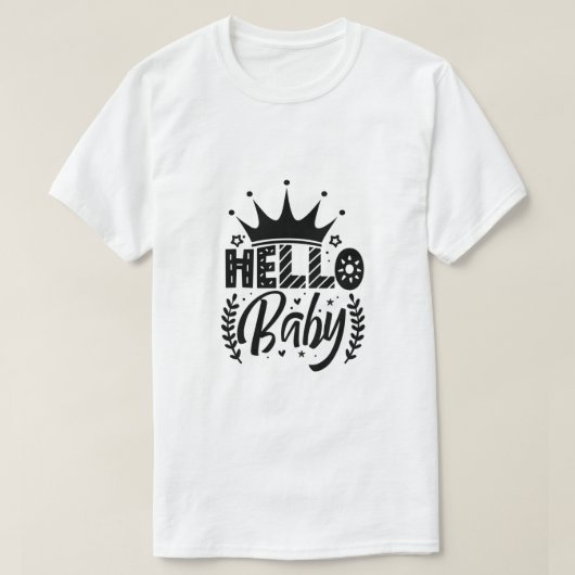 ハローベビーTシャツ Tシャツ (デザイン正面)