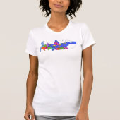 "ハローホエール" Tシャツ (正面)