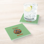 ハローホラーヘローエンパンプキン ガラスコースター (アングル)