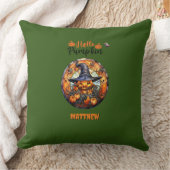 ハローホラーヘローエンパンプキン クッション (ブランケット)