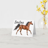 ハローホースエクエストリアンウエ考えるスタンズオブユー カード (黄色い花)