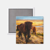 ハローホース磁石 マグネット (正面/裏面)