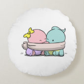 ハローポウ枕 ラウンドクッション (正面)