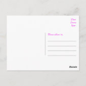 ハローポメラニア犬子犬空白のポストカード ポストカード (裏面)