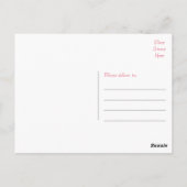 ハローポメラニア犬子犬空白のポストカード ポストカード (裏面)