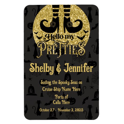 ハローマイプリティスハロウィンクルーズドア マグネット (縦)