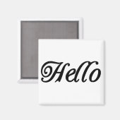 ハローマグネット マグネット (正面/裏面)