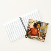 ハローマンデーヴィンテージグラマー美しい ノートブック (内部)