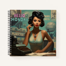 ハローマンデーヴィンテージタイムレスエレガンス ノートブック