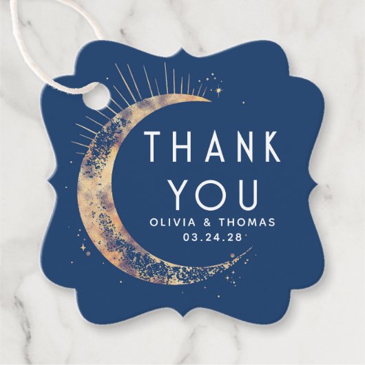 ハロームーンシテラルミスティックブルーありがとう フェイバータグ (正面)