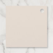 ハローモダンベビーピンク&クリームベビーシャワー フェイバータグ (裏面)