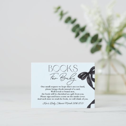 ハローモダンベビーブラックボーブーブックベビースモール エンクロージャーカード (スタンド正面)