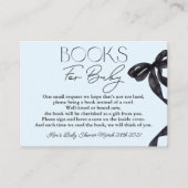 ハローモダンベビーブラックボーブーブックベビースモール エンクロージャーカード (正面)