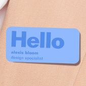 ハローモダンミニマルスタイリッシュシンプルトレンディー 名札