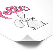 ハローラビットバニー |かわいいバニー好きの贈り物 フォトプリント            (角)