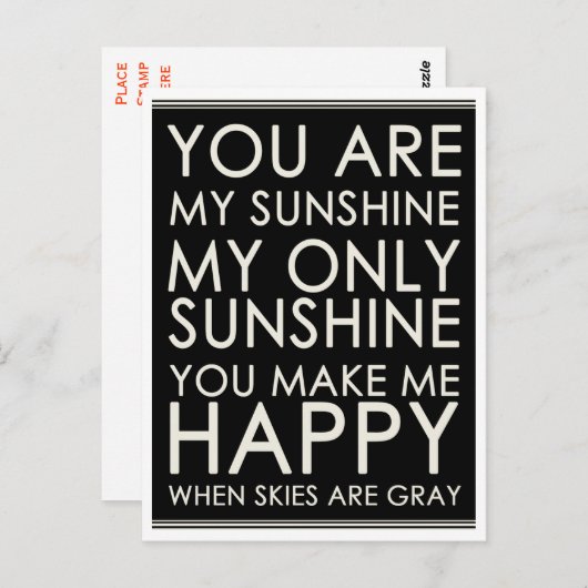 ハローラブやる気を起こさせる引用文空白の葉書 ポストカード (正面/裏面)