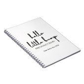 ハローリトルバンプ妊娠日記ジェンダー年 ノートブック (右側)