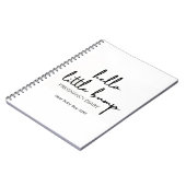 ハローリトルバンプ妊娠日記ジェンダー年 ノートブック (左側)