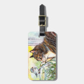 ハローリトルバード ラゲッジタグ (正面縦)