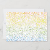 ハローリトルレインボーベビー誕生のお知らせ 招待状 (裏面)