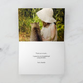 ハローリトル子猫サンキューノテカード サンキューカード (内部)