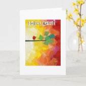 ハローリーフ！ カード (黄色い花)