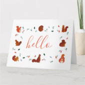 ハローリ空白のス カード (正面)