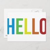 ハローレインボー ポストカード (正面/裏面)