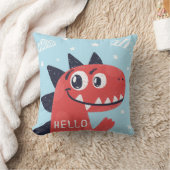 ハローレッドリトルディノ クッション (ブランケット)