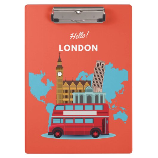 ハローロンドン クリップボード (正面)