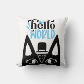 ハローワールドのかわいいスカンジナビア猫 クッション (正面)