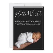 ハローワールドフォトベビー誕生