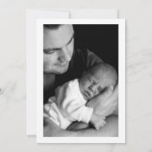 ハローワールドフォトベビー誕生 案内状 (裏面)