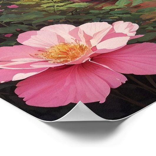 ハローワールド!ピンクベビーゾウ ポスター (角)