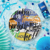 ハローワールド ペーパープレート (パーティー)