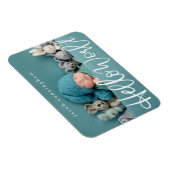 ハローワールド！モダンスクリプよくはしゃぐトベビー誕生 マグネット (右側)