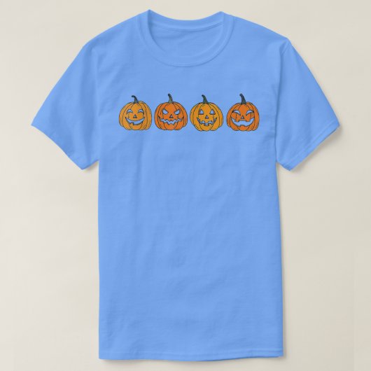 ハローンカボチャ不気味シーズンジャッコラ感謝していンタン Tシャツ (デザイン正面)