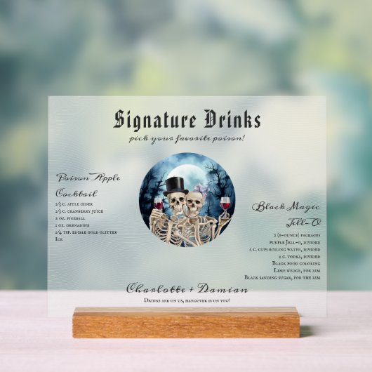 ハローンゴシックスカルタロットザラバーズ結婚ズ アクリルサイン (ニュートラル)