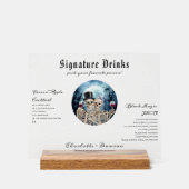 ハローンゴシックスカルタロットザラバーズ結婚ズ アクリルサイン (正面)