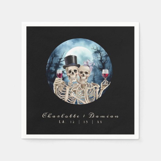 ハローンゴシックスカルタロットザラバーズ結婚ズ スタンダードカクテルナプキン (正面)