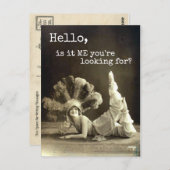 ハローヴィンテージダンサー私があなたは探している ポストカード (正面/裏面)